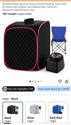 Portable Home Steam Sauna
