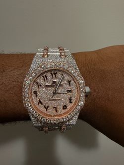 Audemars Piguet Royal Oak 41mm White and Rose Gold two tone Moissanite