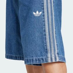 Adidas's men's 3 Stripe Jean Shorts 30 Size S New
