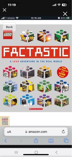 NEW LEGO Fantastic Book Ideal Of Build Up Blocks Fun Kids Children Adult