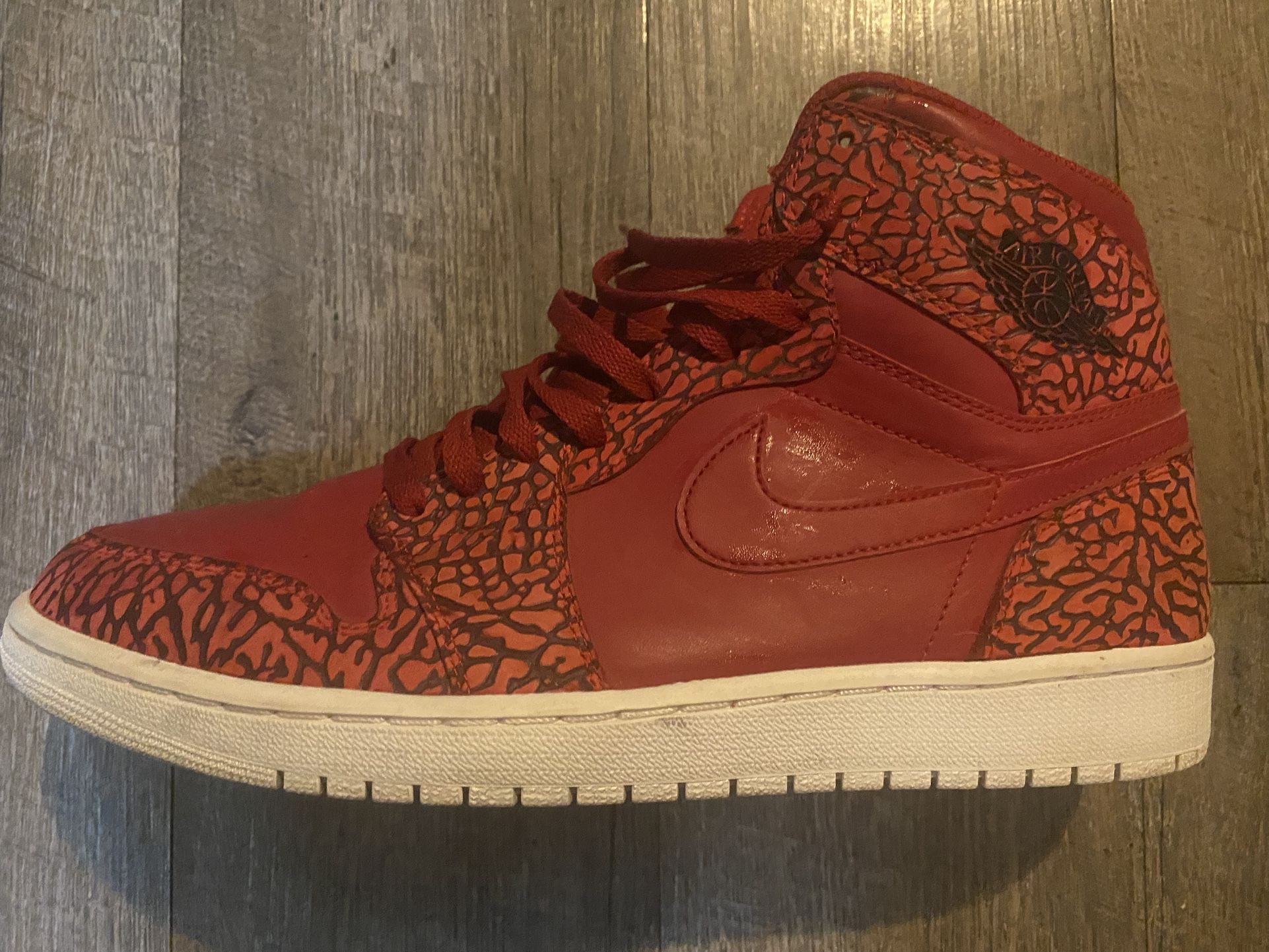 Red Retro 1 Elephant Air Jordan’s 