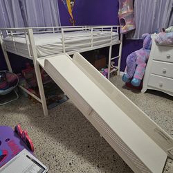 Child Bed With Slide Cama De Nino Con Canal