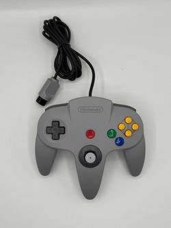 Official Nintendo 64 GRAY Controller AUTHENTIC OEM N64 Remote NUS-005 USED