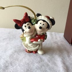 2008 Mickey & Minnie First Christmas By Lenox