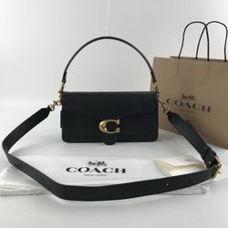 COACH new genuine leather square underarm bag