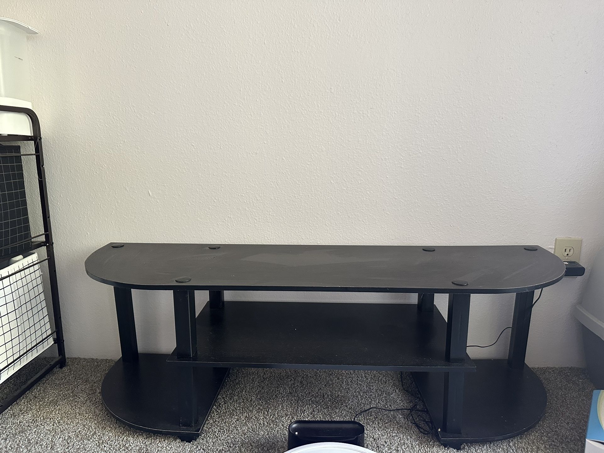 Turn-S-Tube Wide TV Entertainment Center, Espresso/Black