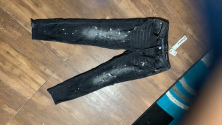purple jeans