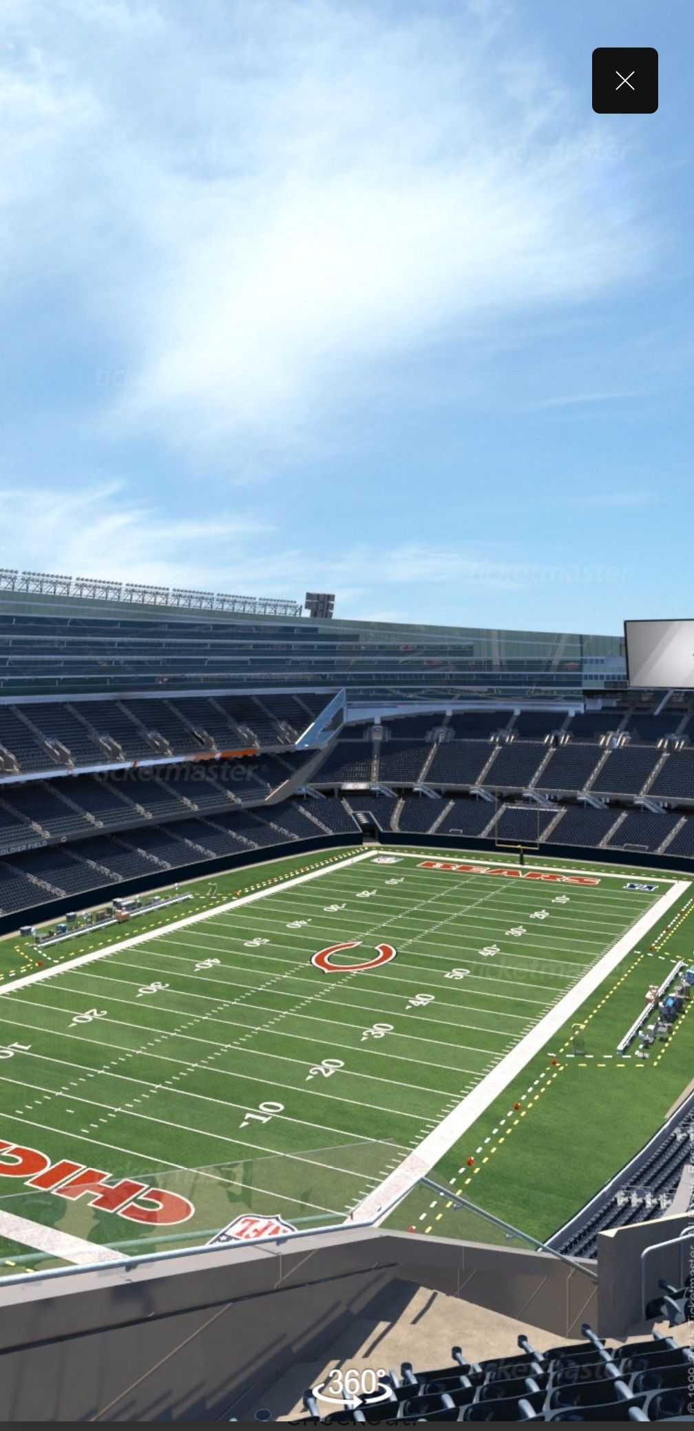 2x Lions Vs Bears Tickets Soldier Field