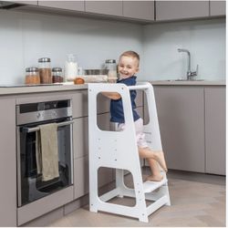 Zytty Toddler Step Stool Kitchen Helper Tower
