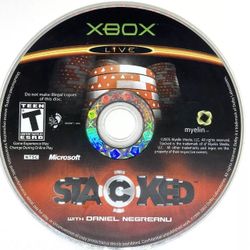 Stacked With Daniel Negreanu Xbox Video Game Disc Only Clean Tested 