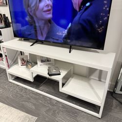 White TV Stand 