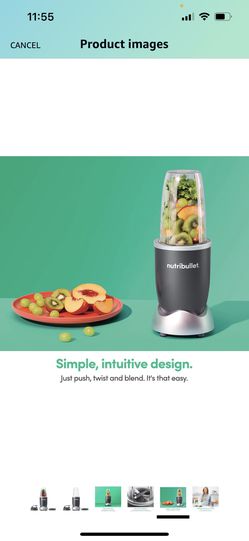 nutribullet Personal Blender for Shakes, Smoothies, Food Prep, and Frozen  Blending, 24 Ounces, 600 Watt, Gray, (NBR-0601): Home & Kitchen 