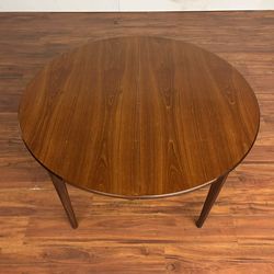 Mid-Century Teak Butterfly Leaf Dining Table - Many More Items In Stock!