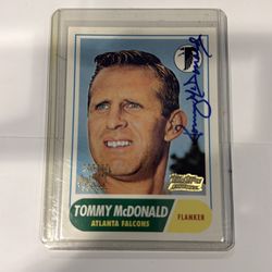 Tommy McDonald HOF 2001 Team Topps Legends Certified Autograph Auto Card TTF4