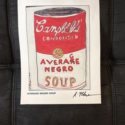 Average Negro Soup Canvas Print 