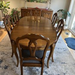 Dinning Room Set w/Sideway Buffet