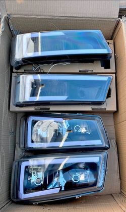 03-06 Chevy Silverado / Avalanche LED Headlights Faros Calaveras Micas Luces Lamps