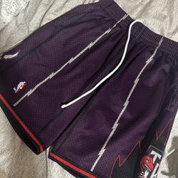 NBA toronto Raptors Hardwood Classics Shorts