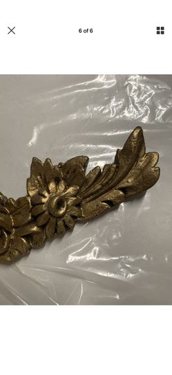 Door Decorative painted wood gold color Classic