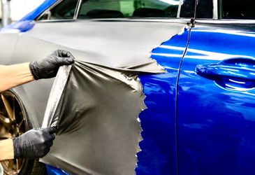 Professional car wrap removal