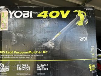 Ryobi 40v Leaf Vac And Shredder