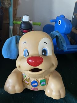 Rocking Horse Riding Dog And Zebra