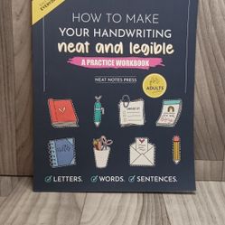 How To Make Your Handwriting Neat And Legible Practice Work Book