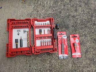 Milwaukee SHOCKWAVE Impact Bit Set + New SQ1 Bit & Magnetic Nut Driver