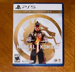 Mortal Kombat 1 Premium Edition PS5 - Disc + Case + Shang Tsung Insert