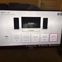 55” LG Tv With Mount