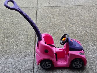 Pink Toddler Push Car Ride-On Toy