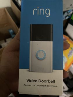 Ring - Video Doorbell - Satin Nickel