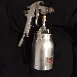 Used Devillbess HVLP Syphon Spray Gun With C.A  Technology  Van 