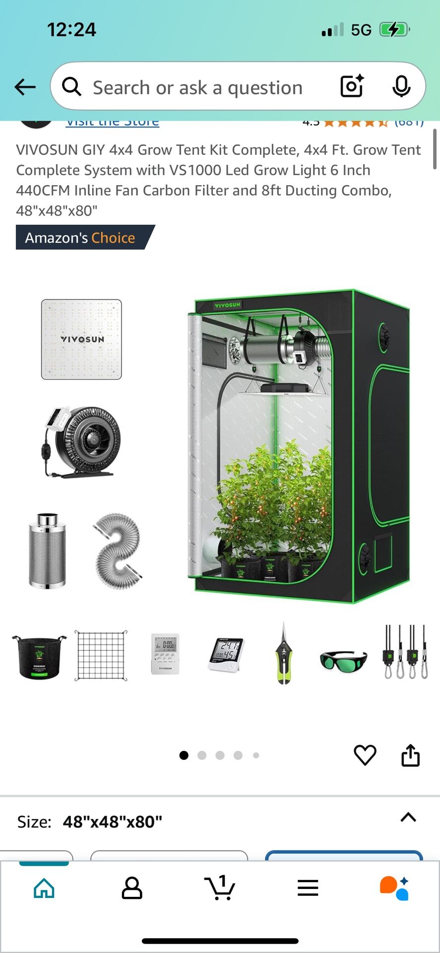 VIVOSUN Grow Tent