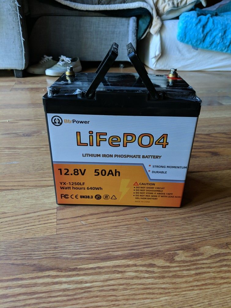 Life Po4 Lithium Ion Battery New 12v 50ah