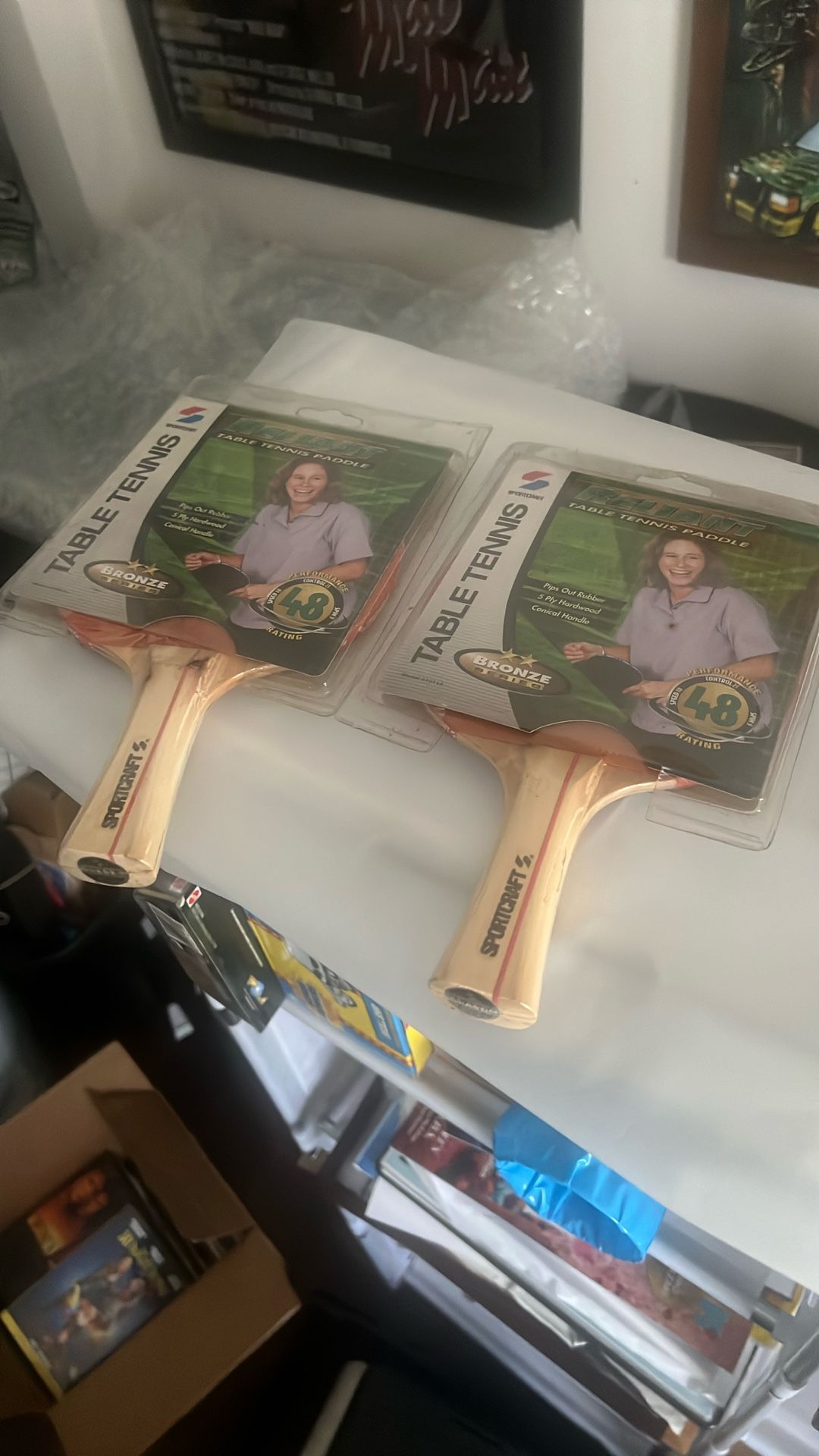 2 New Ping Pong Paddles
