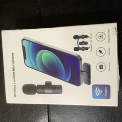 Wireless Lavalier Microphone For iPhone NEW SEALED