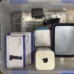 - [ ]  - [ ] Apple Bluetooth Wireless Keyboards Set of 5 - [ ] Apple Airport Extreme, D-Link Switcher, Sonic Wall