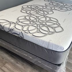 Full Sky Comfort Bamboo Cool Gel Memory Foamm Matres!!