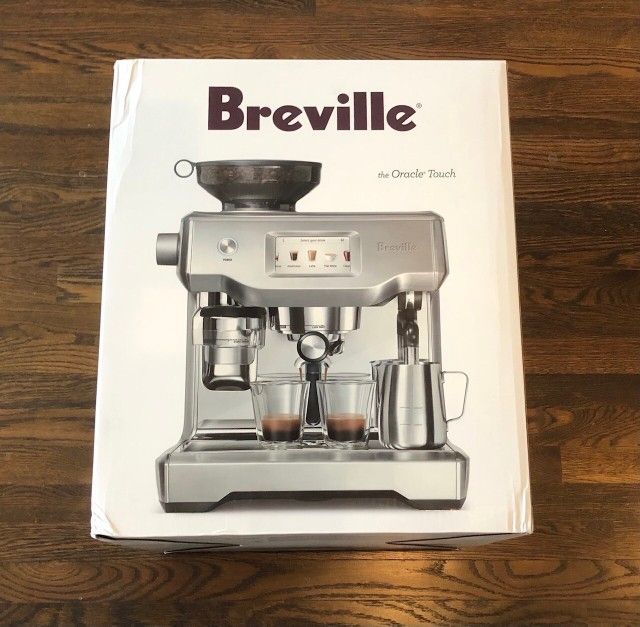 Breville Oracle Touch Espresso Coffee Machine - Brushed Stainless Steel.