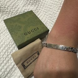 Gucci Ghost Silver Bracelet
