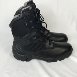 Bates Mens Tactical Sport 2 Boots Black Zip Dryguard E02488 Size 12