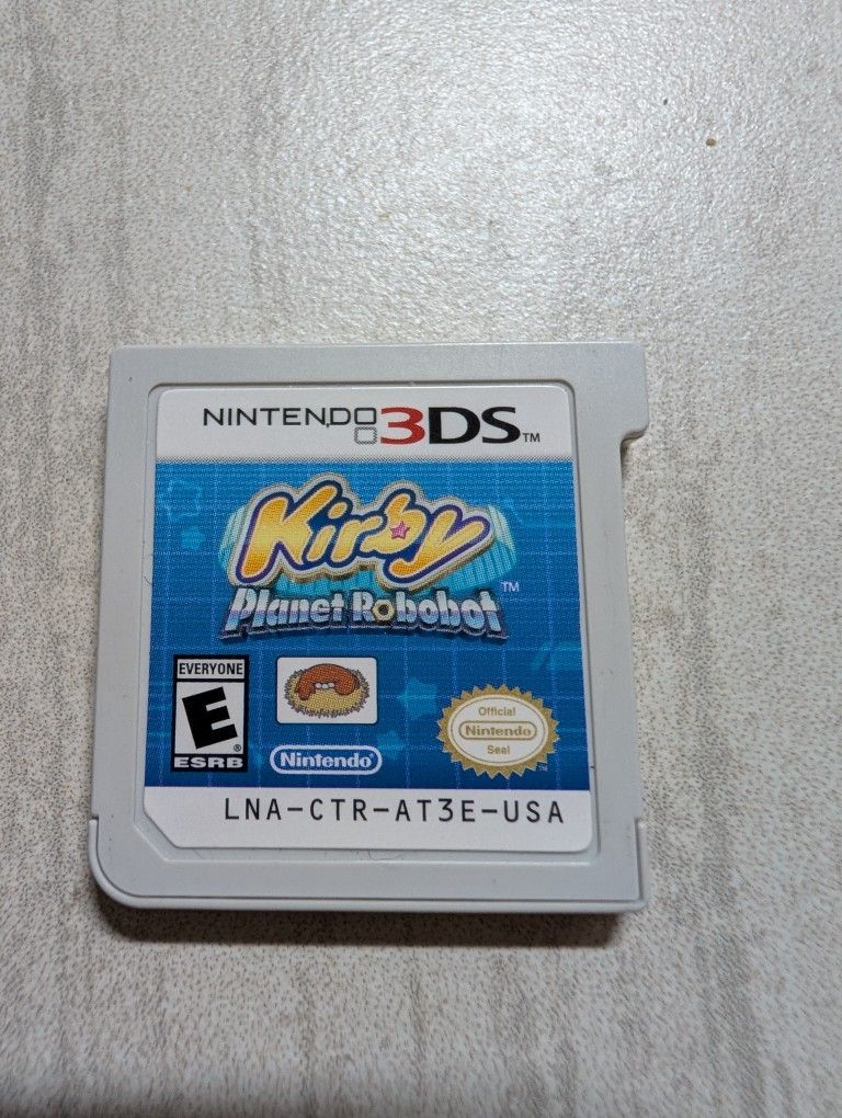 Kirby Planet Robobot Nintendo 3ds Game