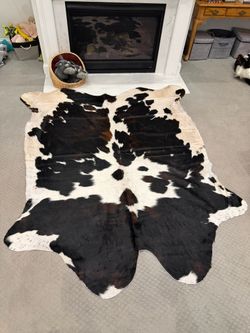 Jumbo Genuine Colombian Cowhide Rug – 8' x 5'10" – Brand New