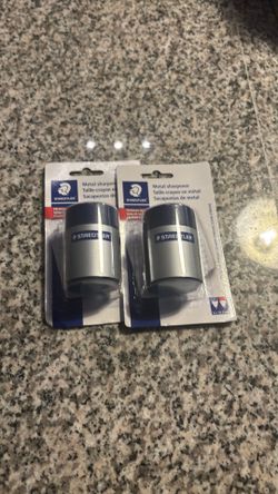 Metal pencil sharpeners quantity: 12 (can buy any amount)