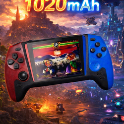 Portable Retro Handheld Video Game Console 3.5-Inch Screen Built-In 500 Games Wireless Controller TV Connect Rechargeable 1020mAh Gaming System