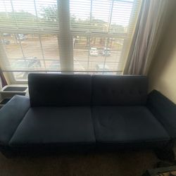 Sofa Dark Grey/blue