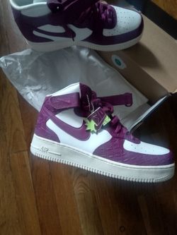 Af1 size 9.5 purple