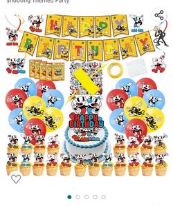 Cuphead Birthday Decorations 