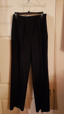 WORTHINGTON black stretch dress pants WITH SIDE ZIPPER SIZE 8